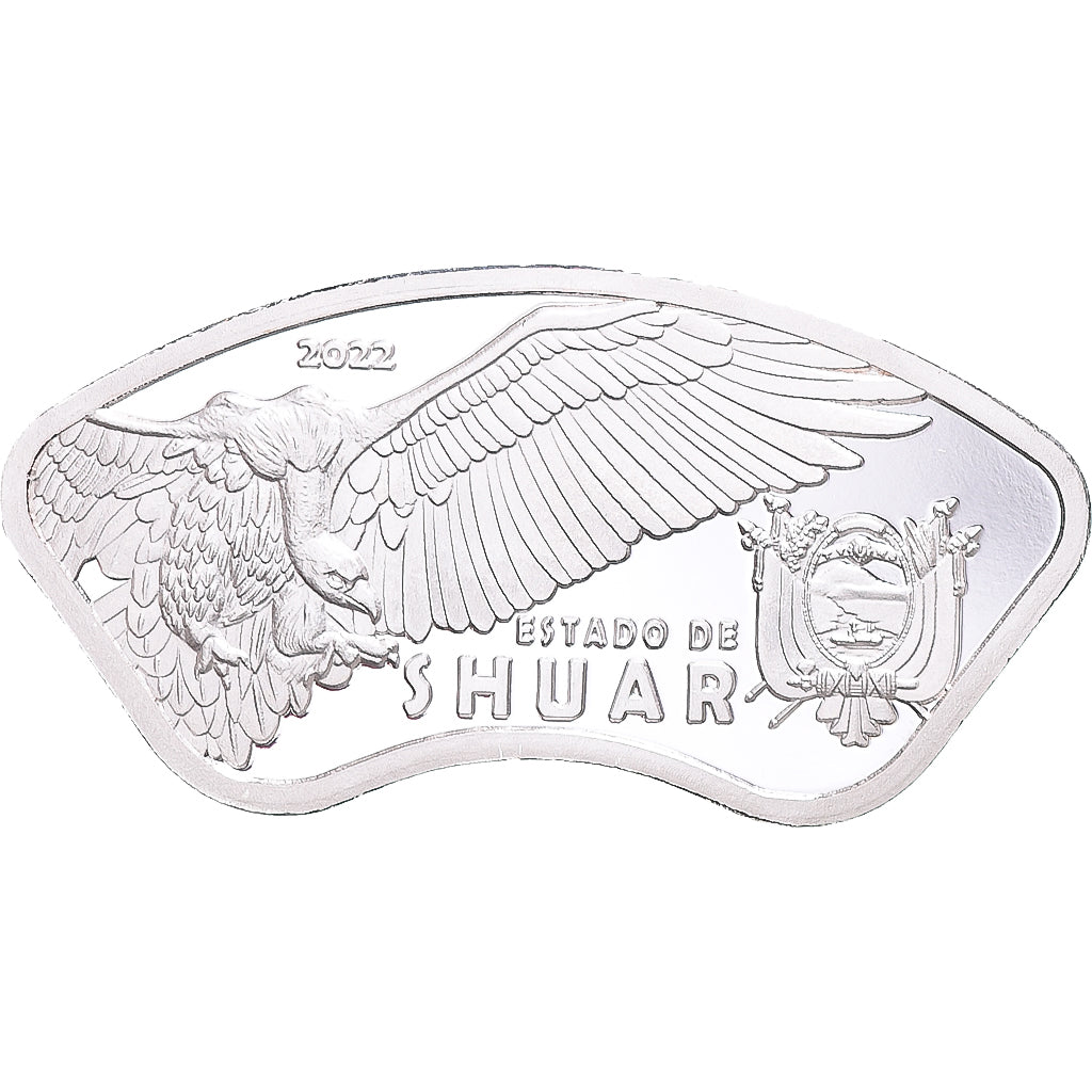 Coin, Ecuador, 500 Sucres, 2022, Shuar, MS(63), Silver plated copper-nickel