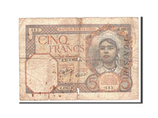 Algeria, 5 Francs, 1941, 1941-01-29, KM:77b, VG(8-10)