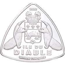 Monnaie, Guyana, 100 Francs, 2022, Ile du diable.BE, FDC, Cupronickel plaqué