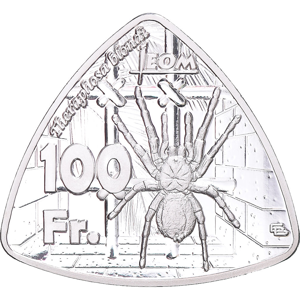 Monnaie, Guyana, 100 Francs, 2022, Ile du diable.BE, FDC, Cupronickel plaqué