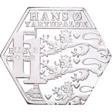 Coin, Denmark, 2 Dollars, 2022, 11 Kroner Hans island.BE, MS(65-70), Silver