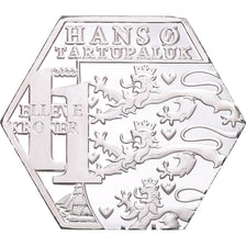 Coin, Denmark, 2 Dollars, 2022, 11 Kroner Hans island.BE, MS(65-70), Silver