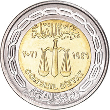 Monnaie, Égypte, Pound, 2022, 75e anniversaire du Conseil d’État an 1443