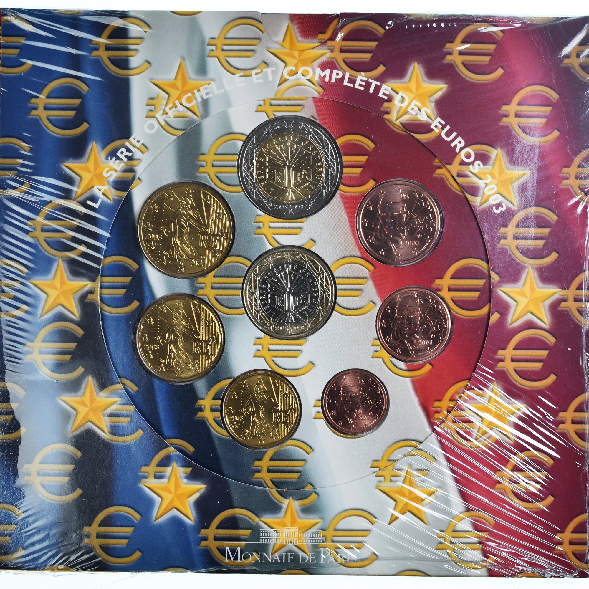 Francia, Monnaie de Paris, Euro-Set, 2003, BU, FDC, Sin información