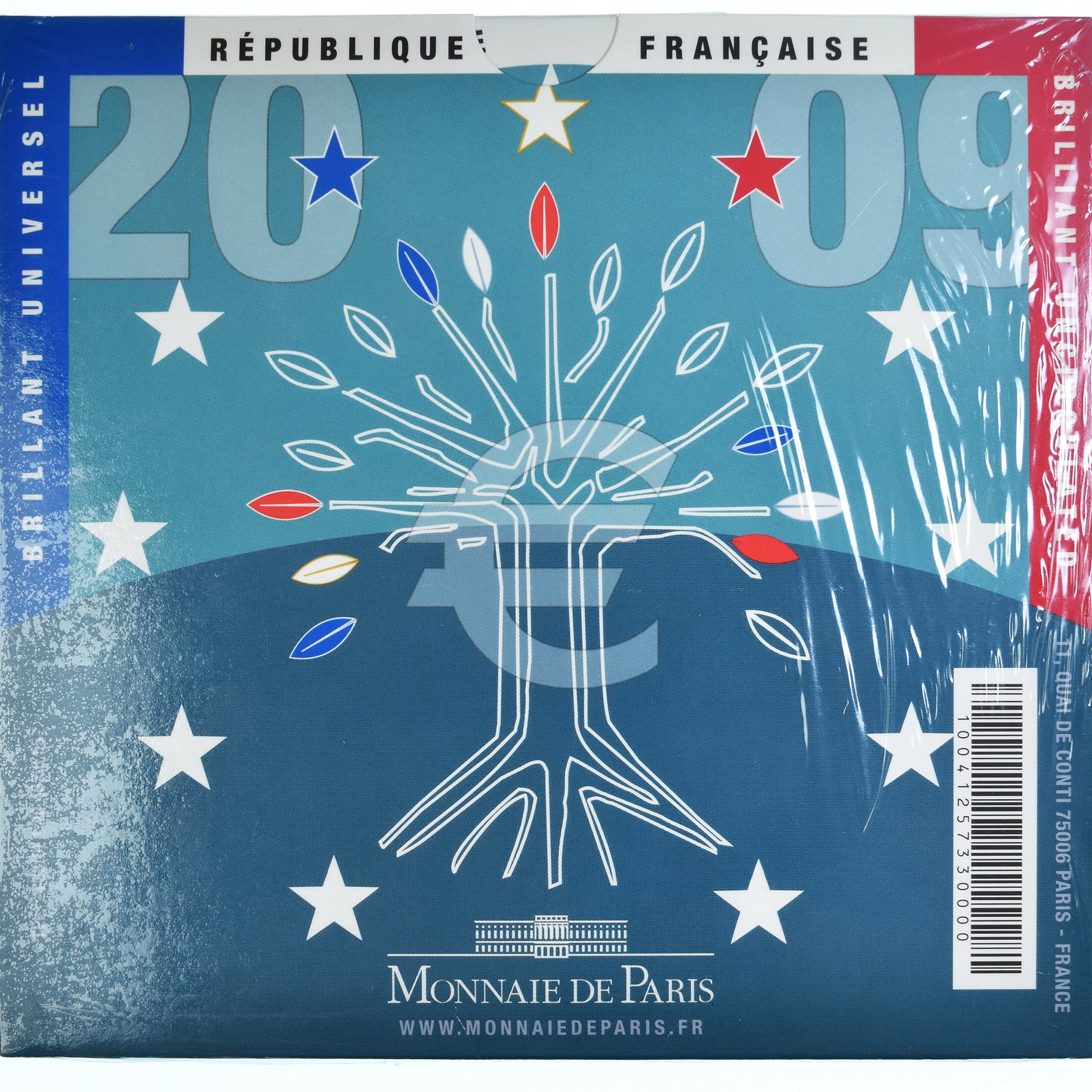 Frankreich, Monnaie de Paris, Euro-Set, 2009, BU, STGL