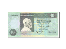 Billete, 10 Dinars, 2002, Libia, KM:66, Undated, MBC+