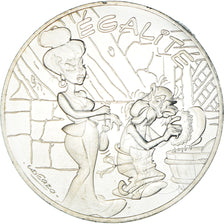 France, 10 Euro, Astérix - Egalité - La zizanie, 2015, Paris, FDC, Argent