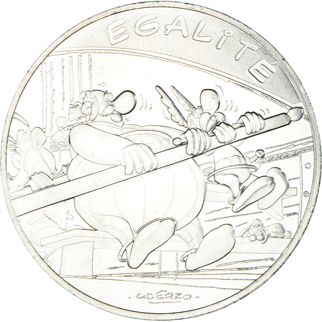 France, Monnaie de Paris, 10 Euro, Astérix Égalité (Jeux Olympiques), 2015