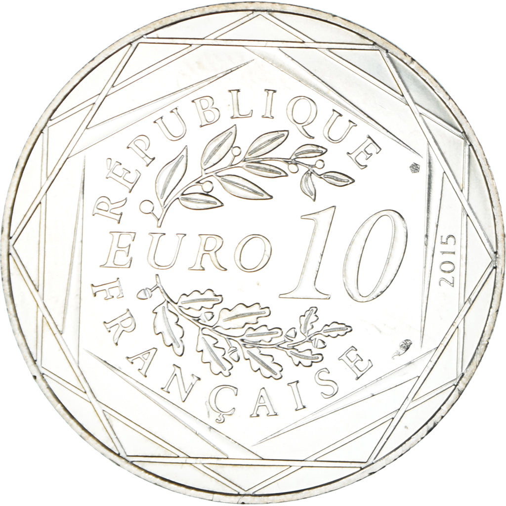 Francia, 10 Euro, Astérix - Égalité, 2015, Monnaie de Paris, SPL, Argento