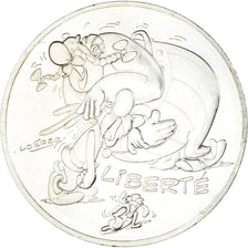 France, 10 Euro, Liberté Astérix, Obélix, 2015, Paris, MS(65-70), Silver