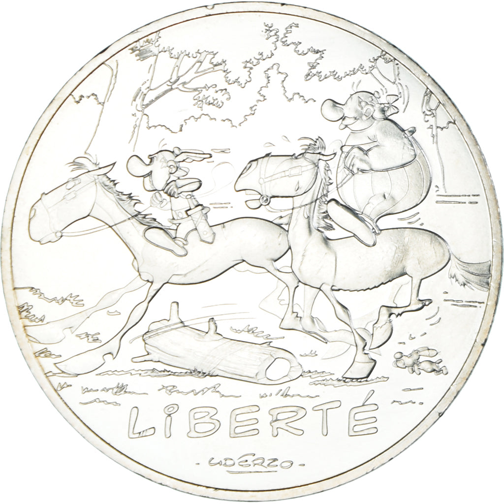 França, Monnaie de Paris, 10 Euro, Astérix Liberté (Le Tour de Gaule), 2015