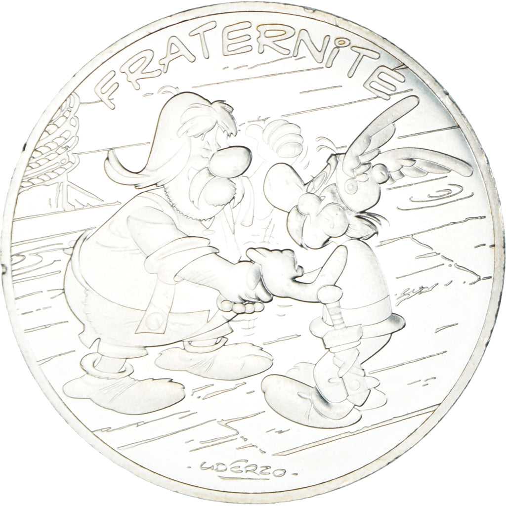 Francia, Monnaie de Paris, 10 Euro, Astérix Fraternité (Astérix chez les