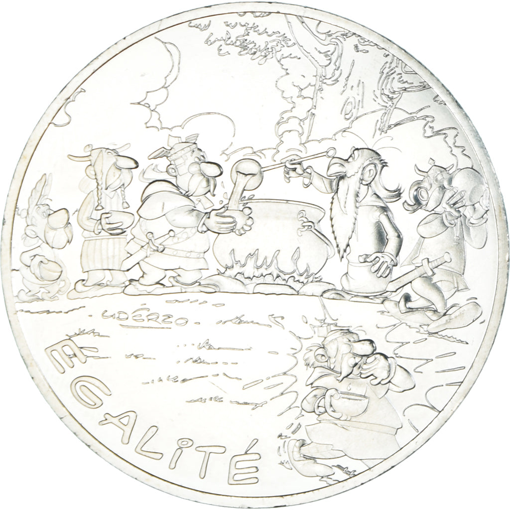 France, Monnaie de Paris, 10 Euro, Astérix Égalité (Le devin - Panoramix)