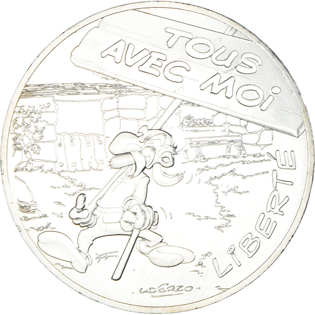 France, 10 Euro, Astérix - Liberté - Le cadeau de César, 2015, Paris