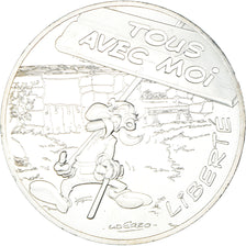 France, 10 Euro, Astérix - Liberté - Le cadeau de César, 2015, Paris
