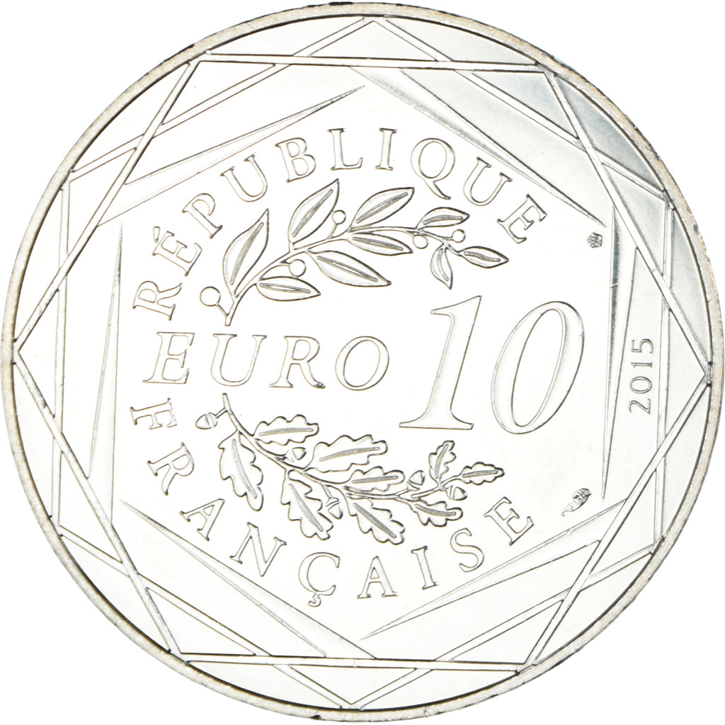 France, 10 Euro, Astérix - Liberté - Le cadeau de César, 2015, Paris