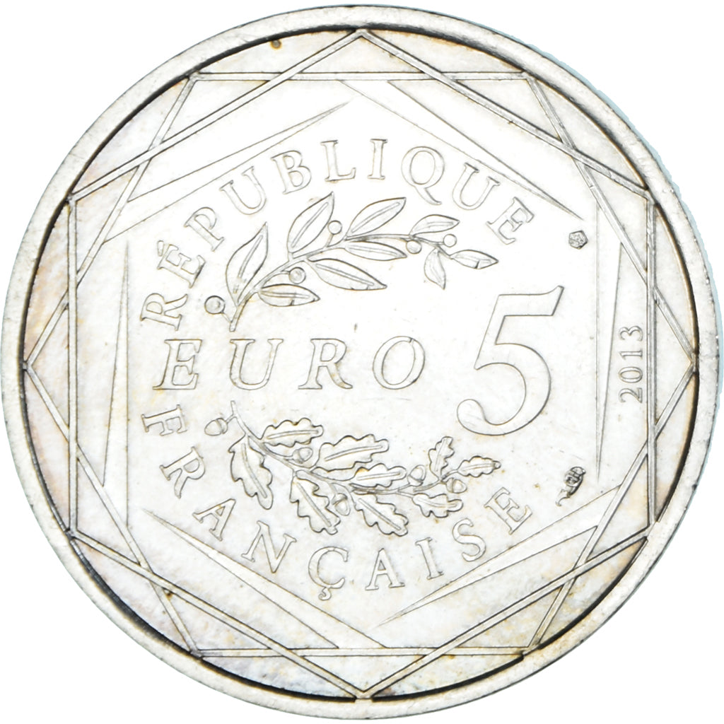 France, 5 Euro, Liberté, 2013, AU(50-53), Silver, Gadoury:EU645
