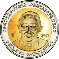 Moneda, Vaticano, 10 Euro, 2007, *PRUEBA*TRIAL*ESSAI*PROBE* G 2007 Monnaie de