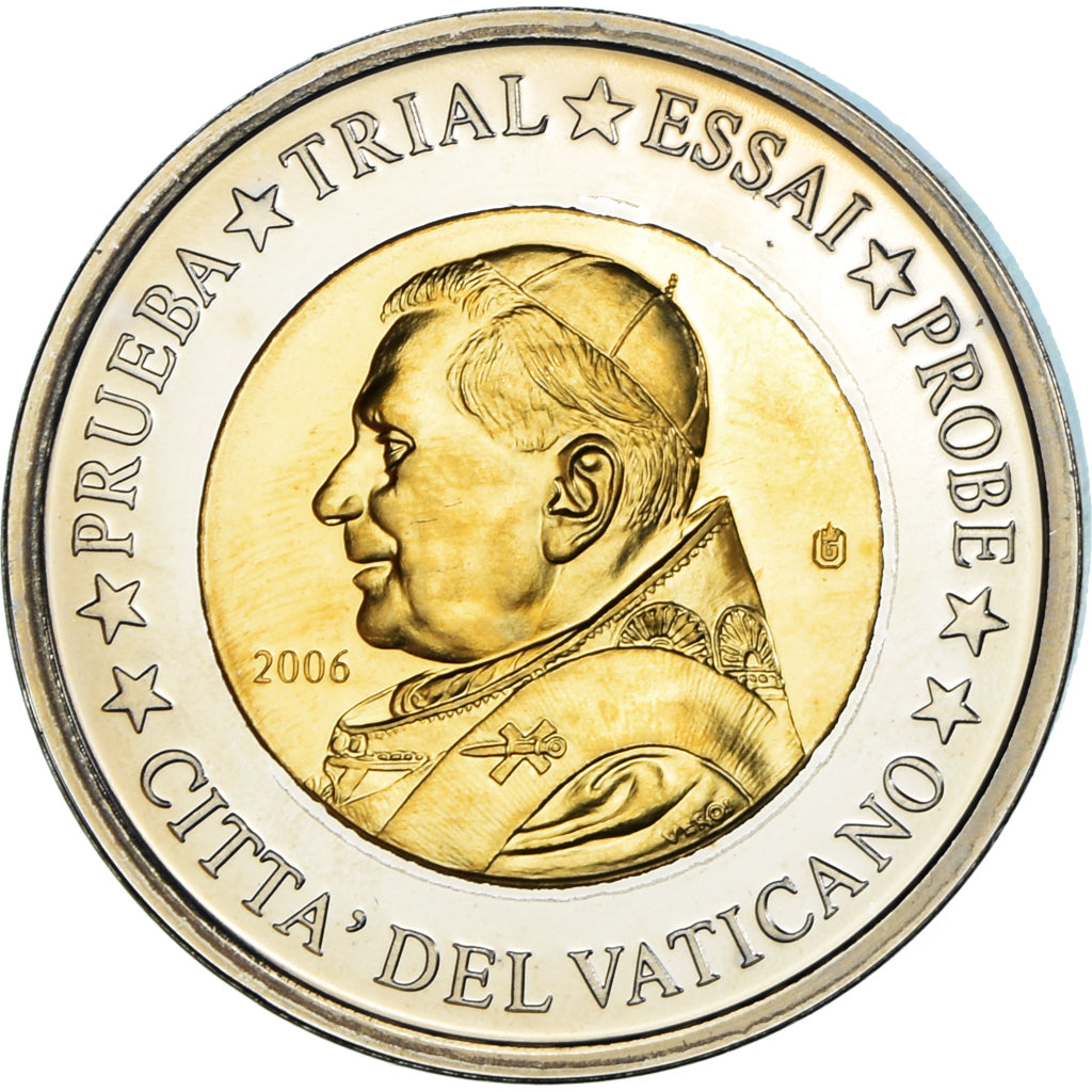Vaticano, 2 Euro, 2006, Fantasy circulation Euro Tokens - Vatican City
