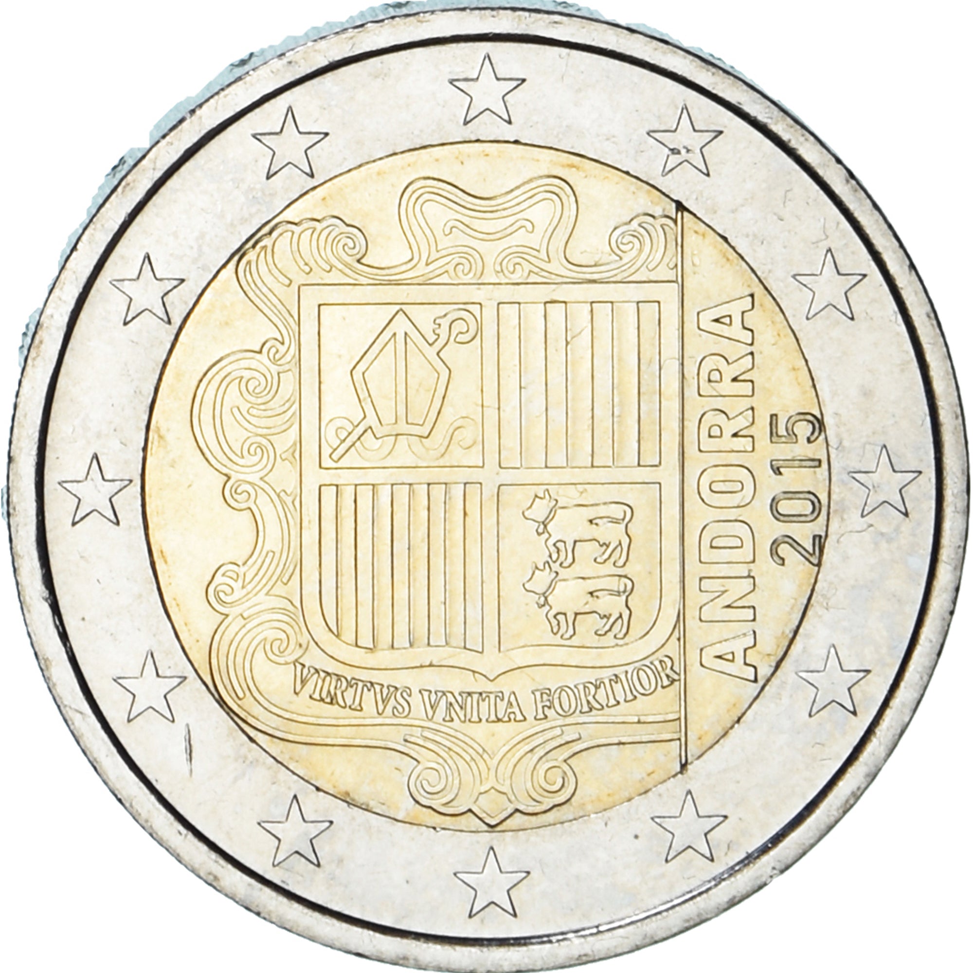 Andorre, 2 Euro, 2015, SUP, Bimétallique, KM:527