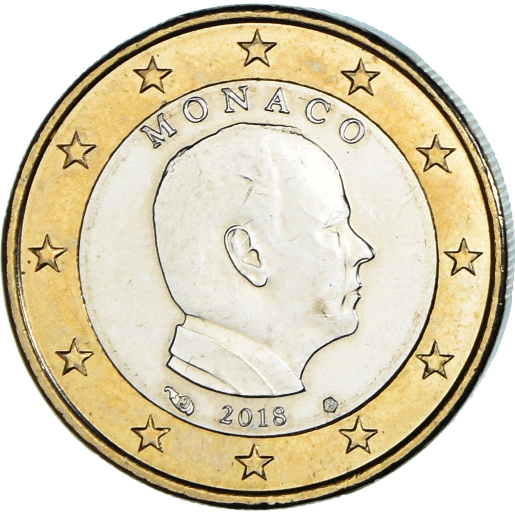 Monaco, Euro, 2018, Paris, TTB+, Bimétallique