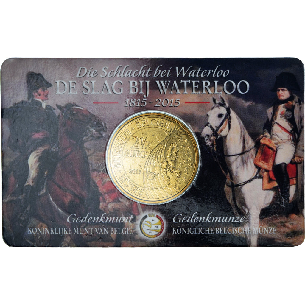 Belgium, 2-1/2 Euro, 200 ans de la bataille de Waterloo, 2015, Brussels, Coin