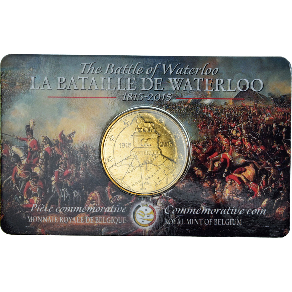Belgium, 2-1/2 Euro, 200 ans de la bataille de Waterloo, 2015, Brussels, Coin