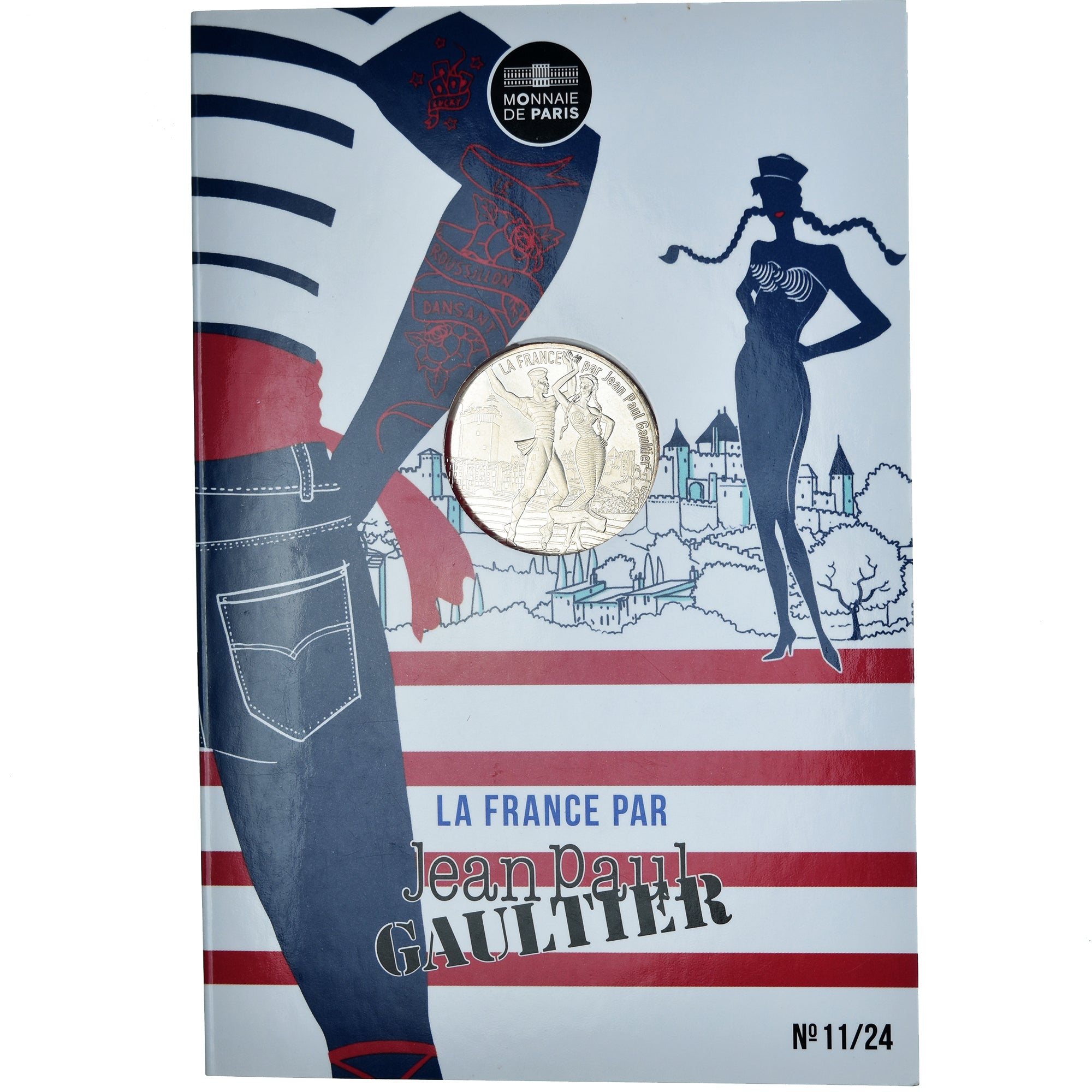 France, 10 Euro, Jean Paul Gaultier, 2017, MS(63), Silver, Gadoury:EU892