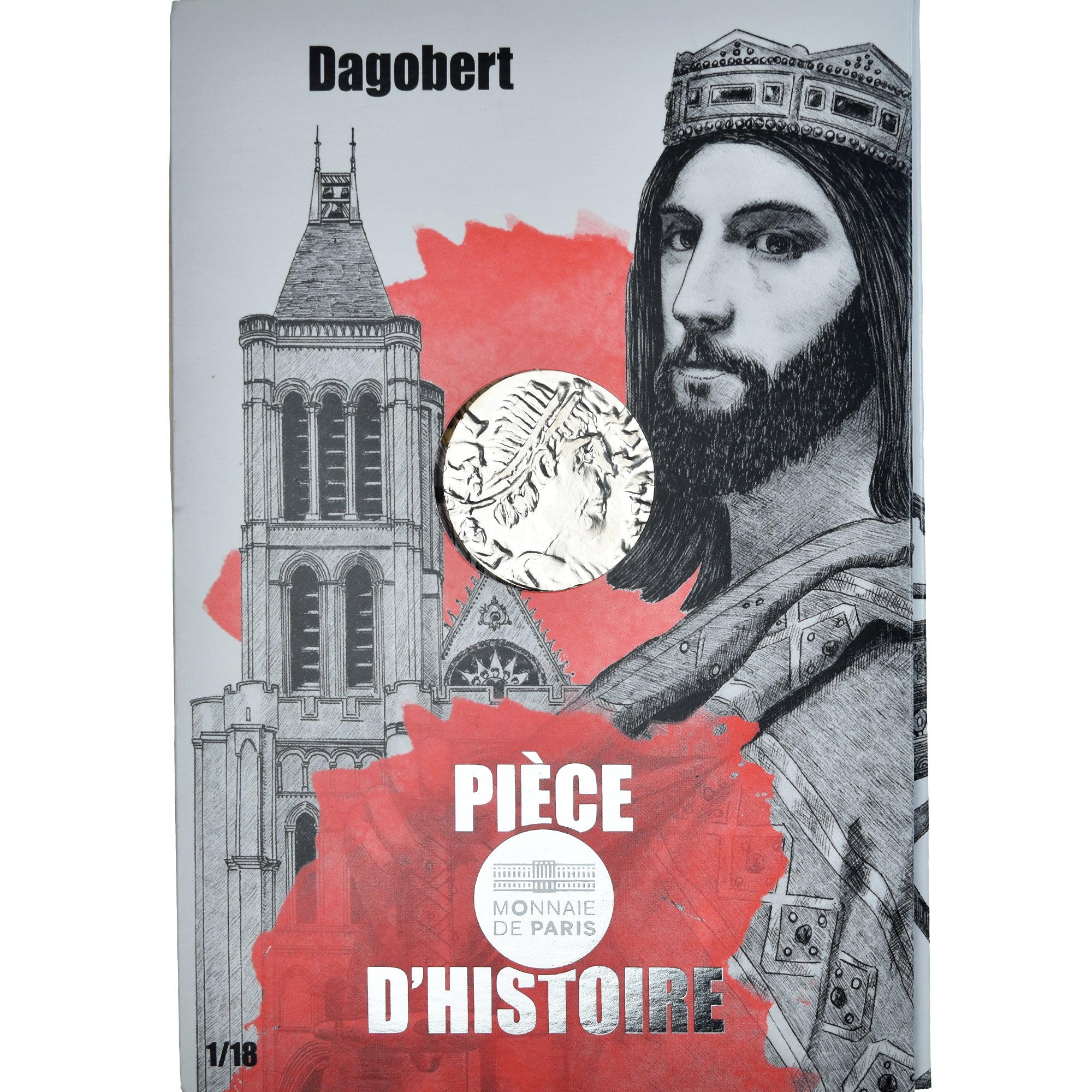 France, Monnaie de Paris, 10 Euro, Pièces d'Histoire - Dagobert, 2019