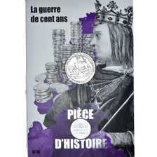 Francia, 10 Euro, Pièces d'Histoire, 2019, Paris, La Guerre De Cent Ans, FDC