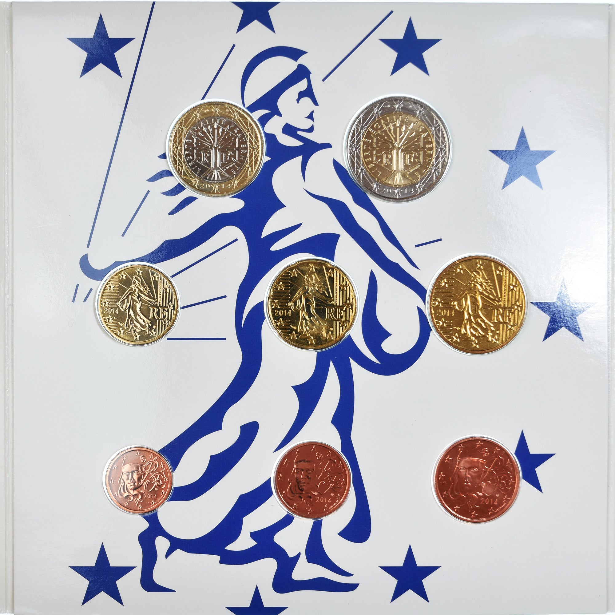 France, Monnaie de Paris, Euro-Set, 2014, Paris, FDC, Gadoury:page 347