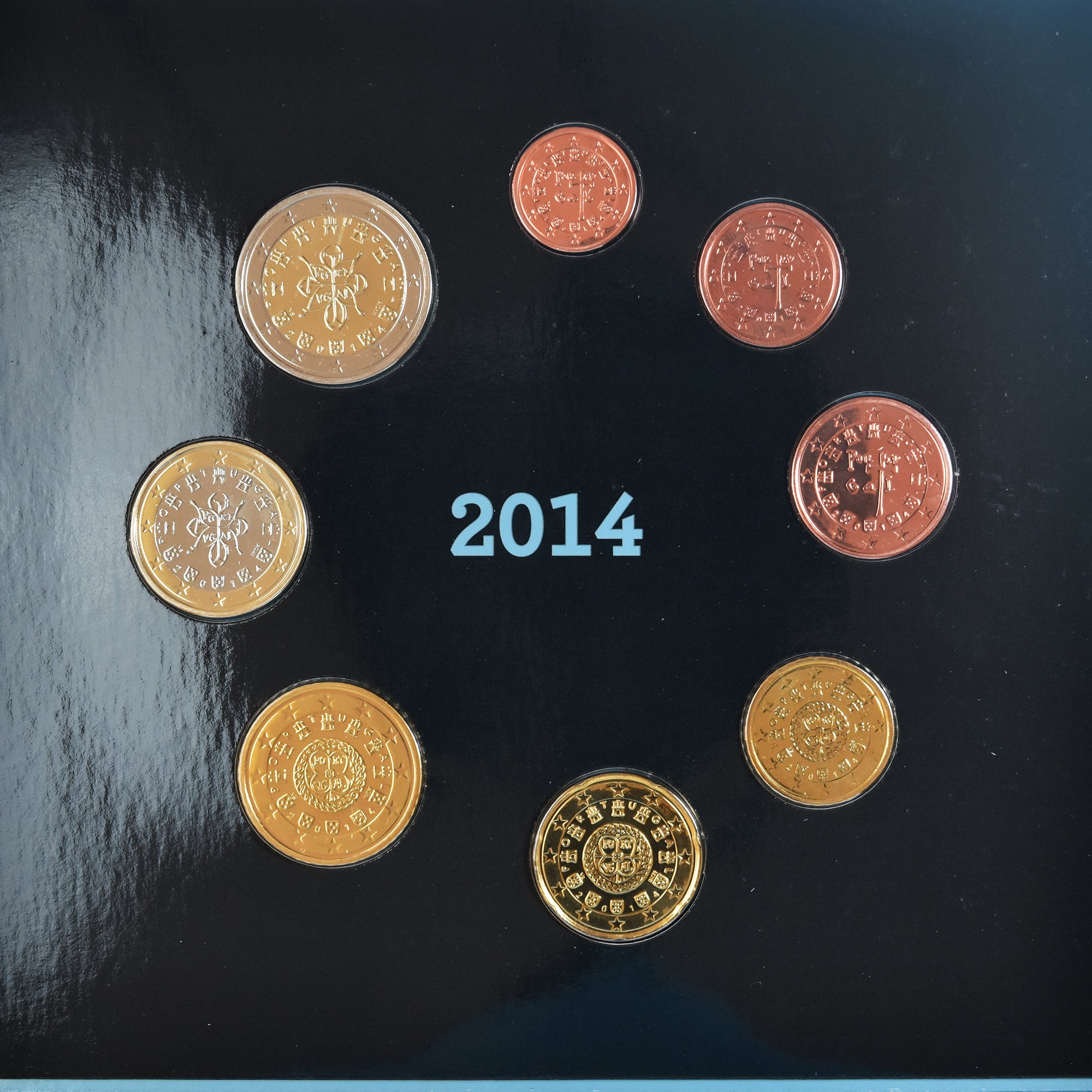 Portugal, Euro-Set, 2014, Série Anual 2014, MS(65-70)