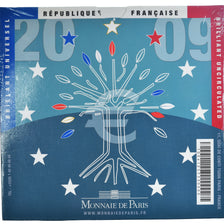 Frankreich, Monnaie de Paris, Euro-Set, 2009, STGL, (No Composition)