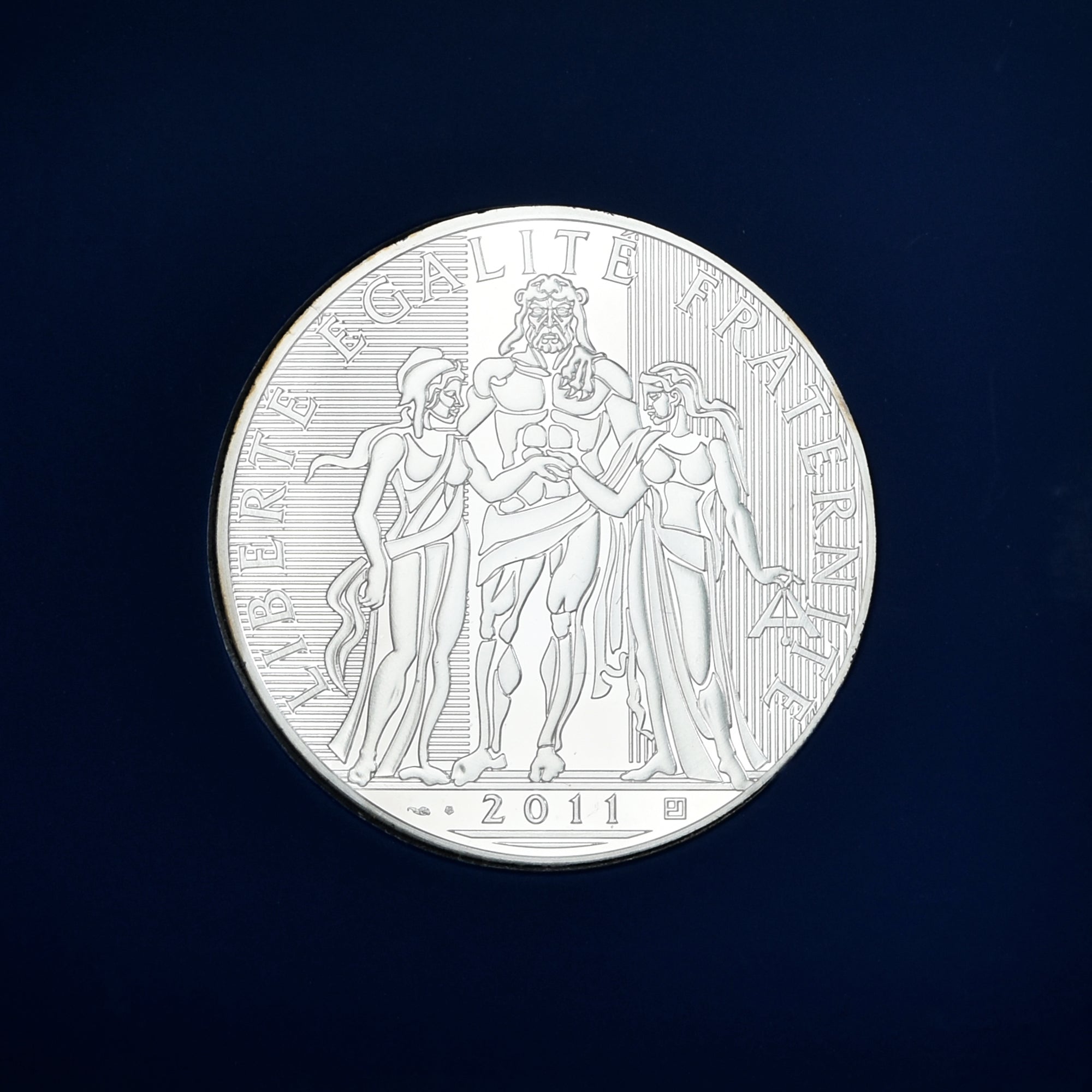 France, 100 Euro, Hercule, 2011, Monnaie de Paris, MS(65-70), Silver