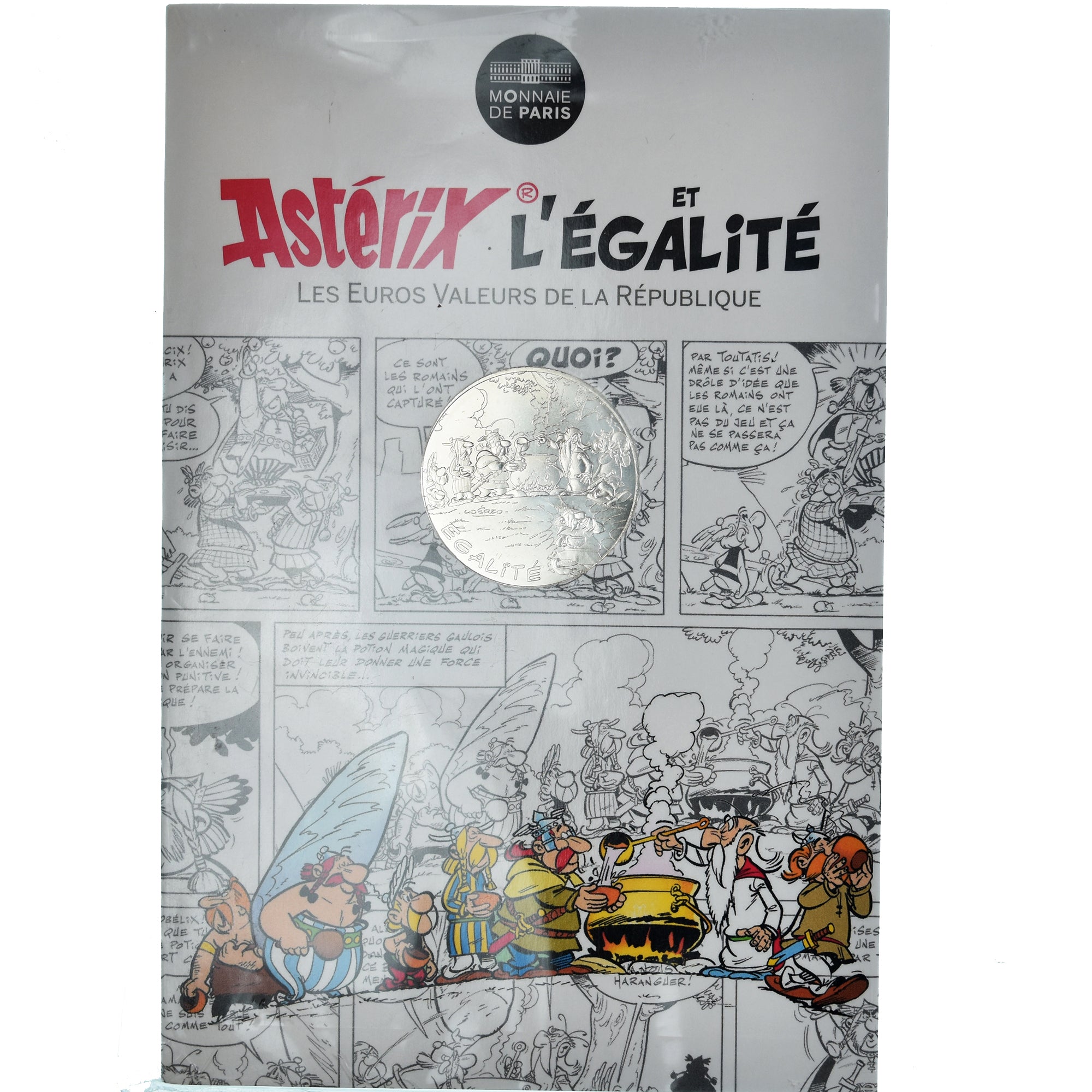 France, Monnaie de Paris, 10 Euro, Astérix Égalité (Le devin - Panoramix)