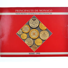 Coin, Monaco, Set, 1995, monnaies de la 1 centime à la 20 Francs. BU, MS(65-70)