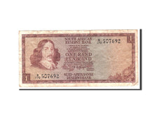 Billete, 1 Rand, 1967, Sudáfrica, KM:110b, Undated, BC