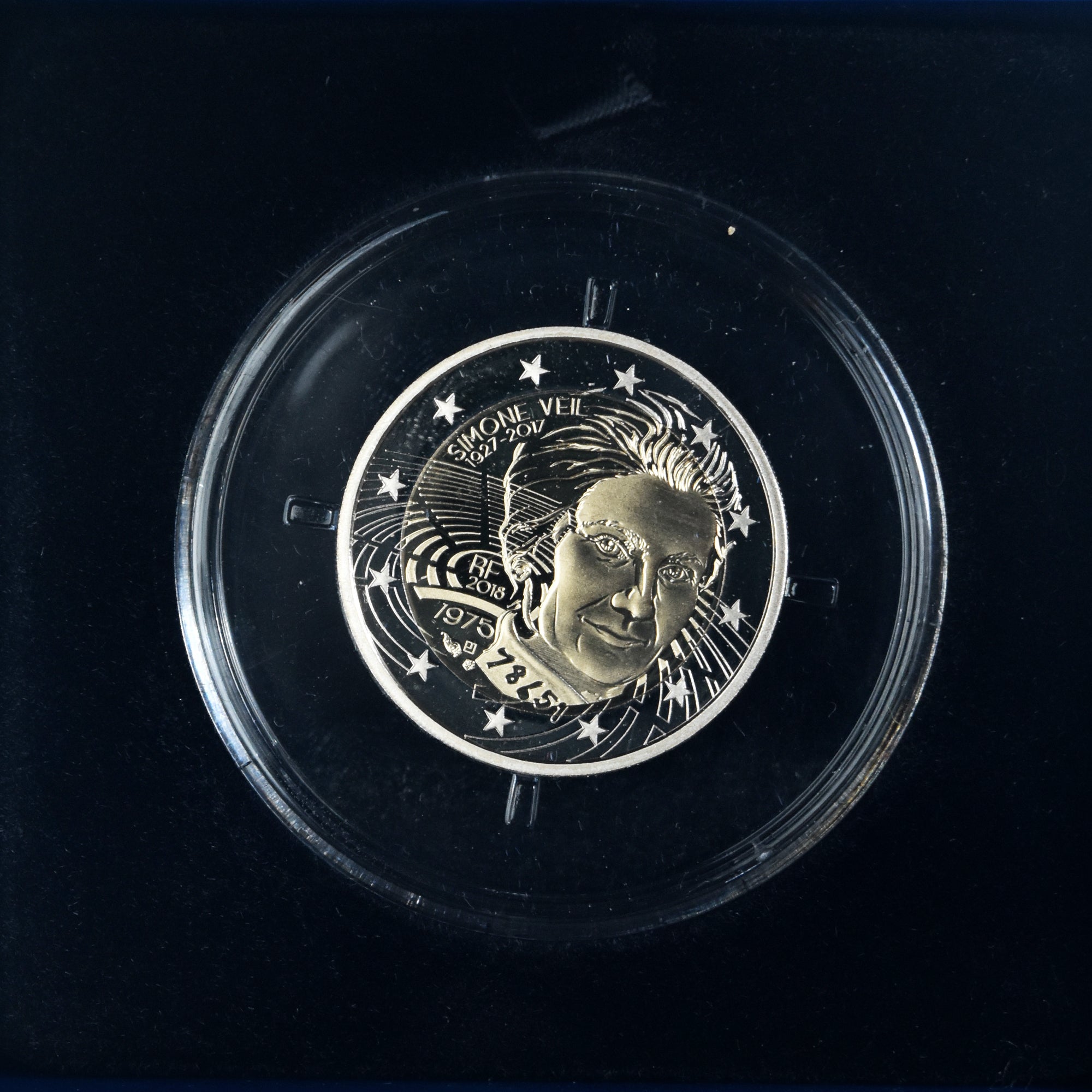France, 2 Euro, Simone Veil, 2018, Monnaie de Paris, BE, MS(65-70), Bi-Metallic