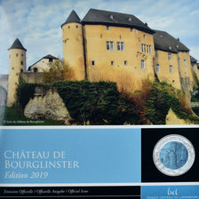 Luxembourg, 5 Euro, 2019, Château de Bourglinster.BE, MS(65-70), Bi-Metallic