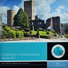 Luxembourg, 5 Euro, 2017, Château d'Useldange.BE, MS(65-70), Bi-Metallic