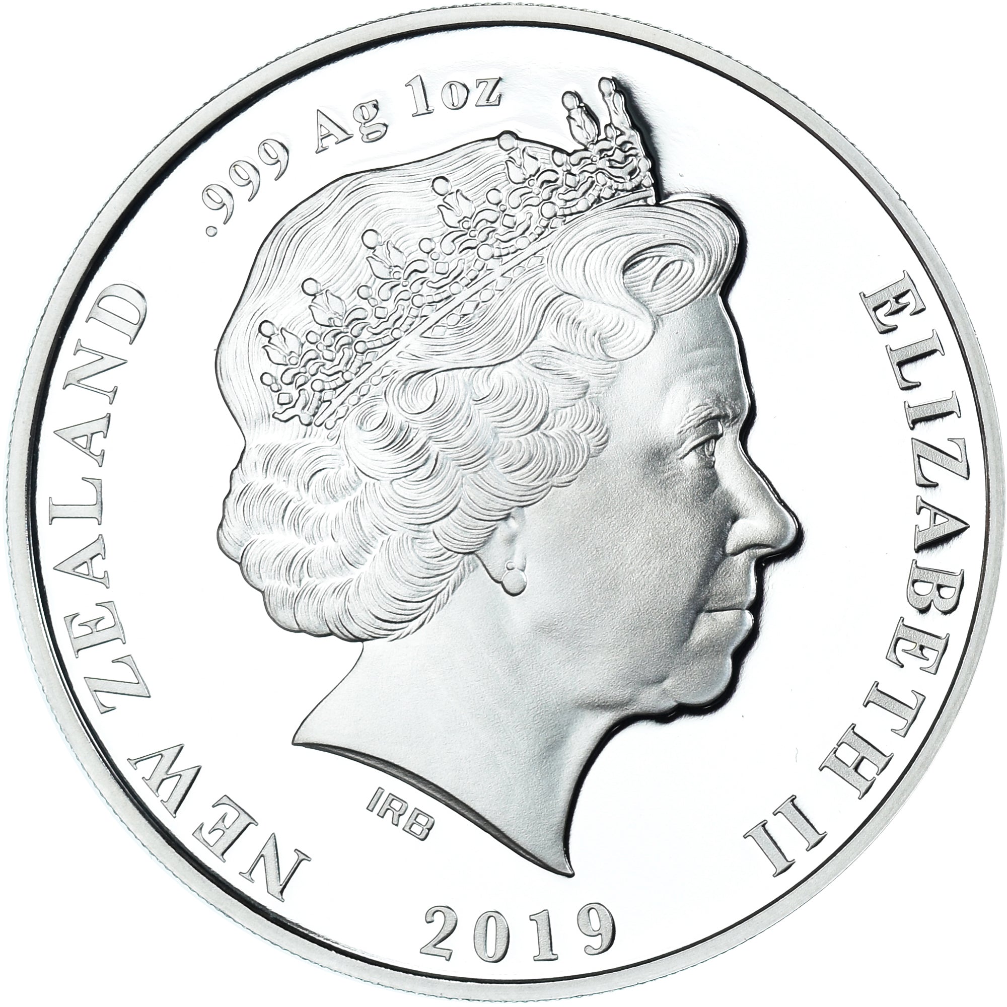 Coin, New Zealand, Dollar, 2019, Space Pioneers.BE, MS(65-70), Silver