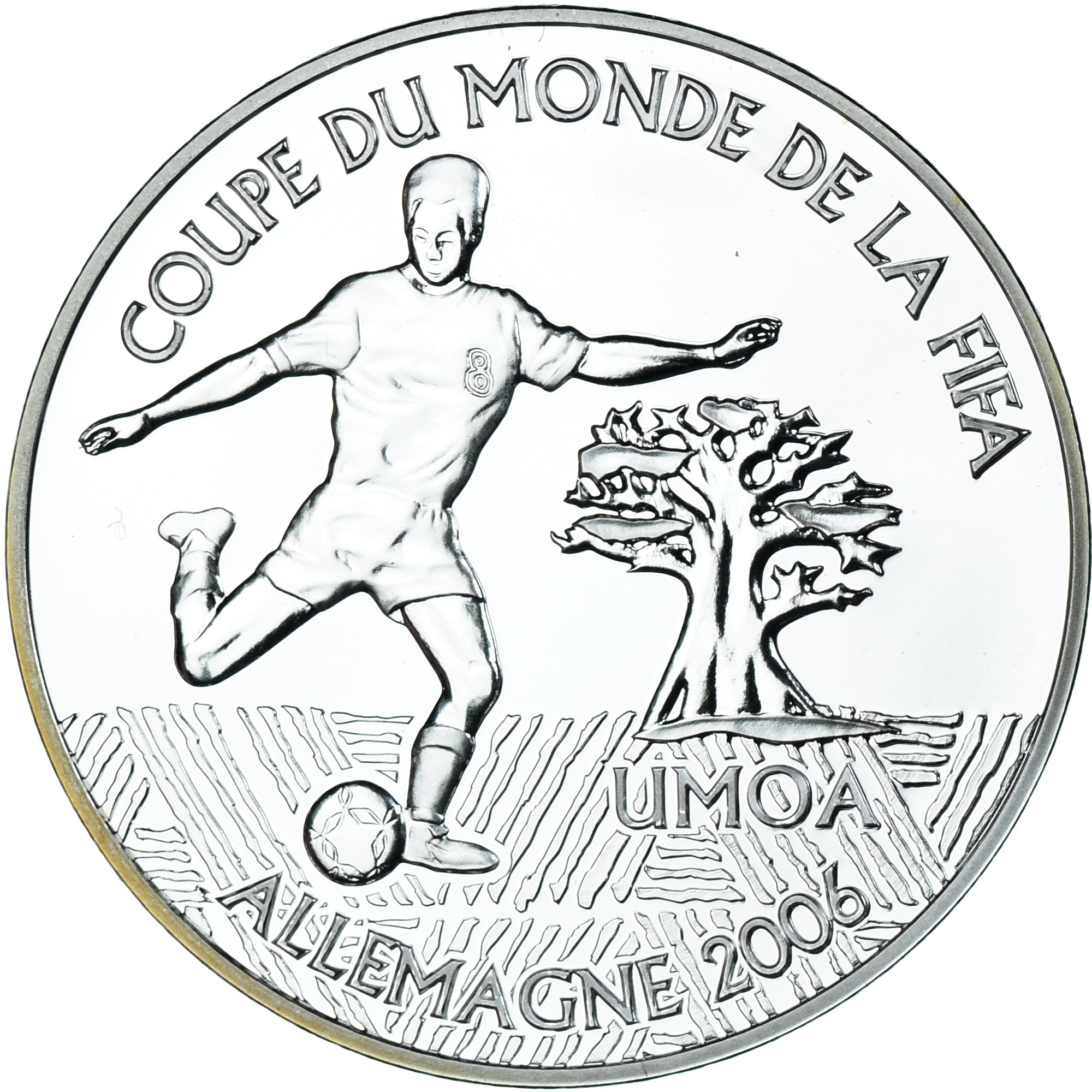 Moeda, Estados da África Ocidental, 1000 Francs, 2004, Paris, FIFA World