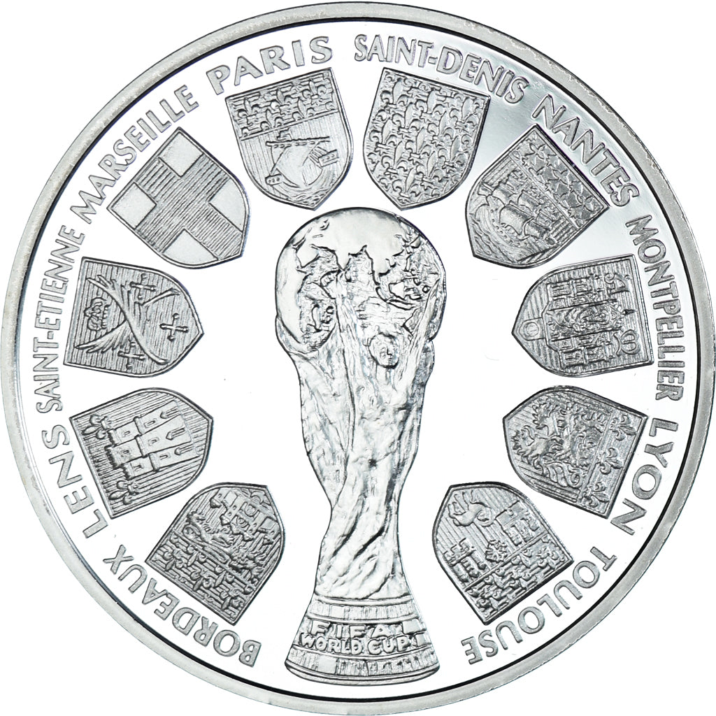 Coin, France, Coupe du Monde 1998, 10 Francs, 1998, Paris, BE, MS(65-70)