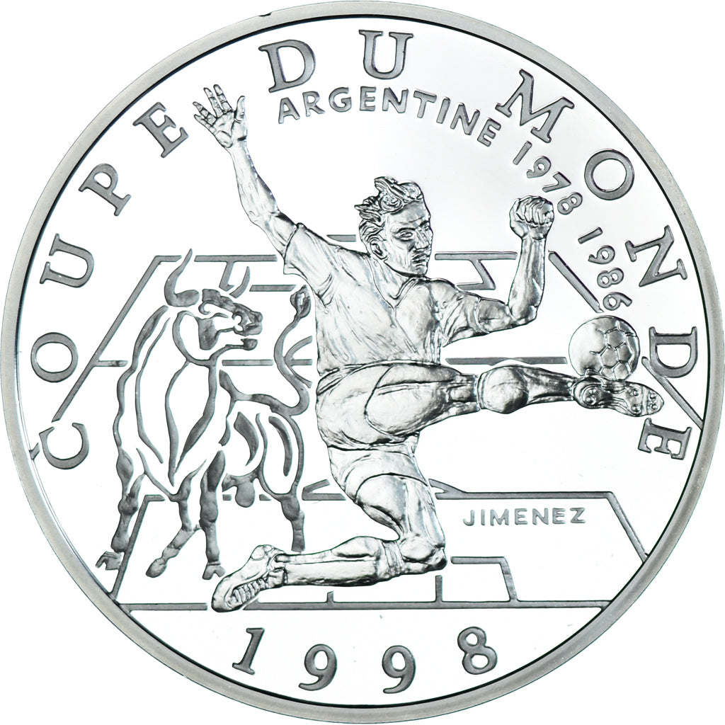 Coin, France, Coupe du Monde 1998, 10 Francs, 1998, Paris, BE, MS(65-70)