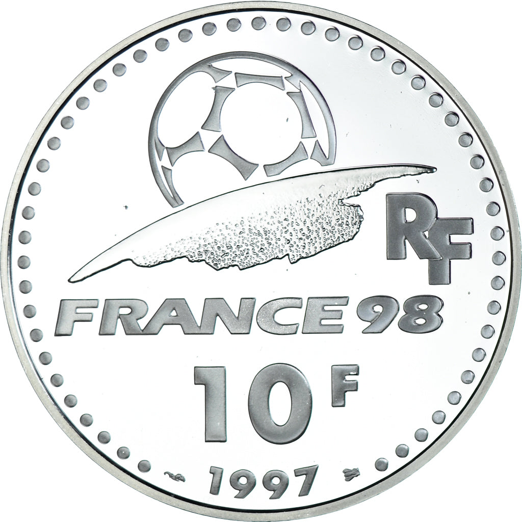 Coin, France, Coupe du Monde 1998, 10 Francs, 1998, Paris, BE, MS(65-70)