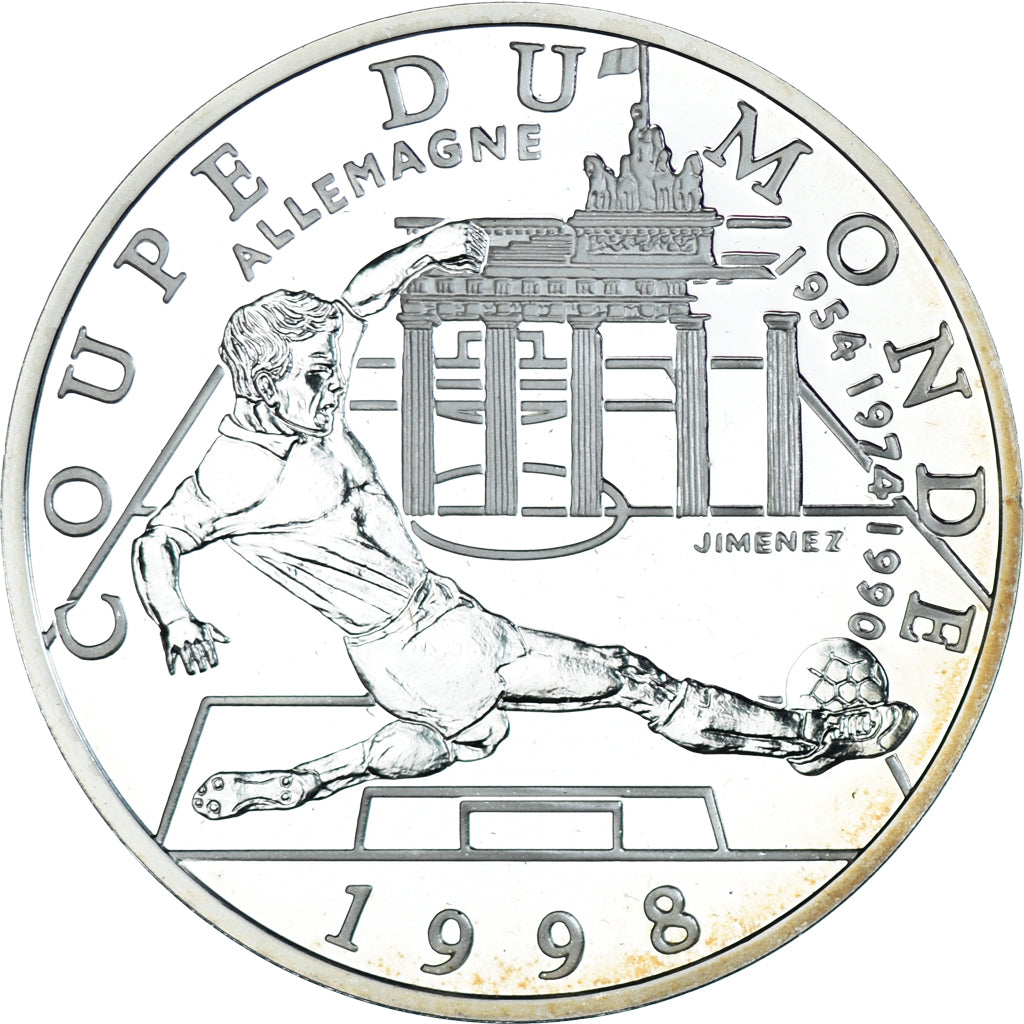 Coin, France, Coupe du Monde 1998, 10 Francs, 1998, Paris, BE, MS(65-70)