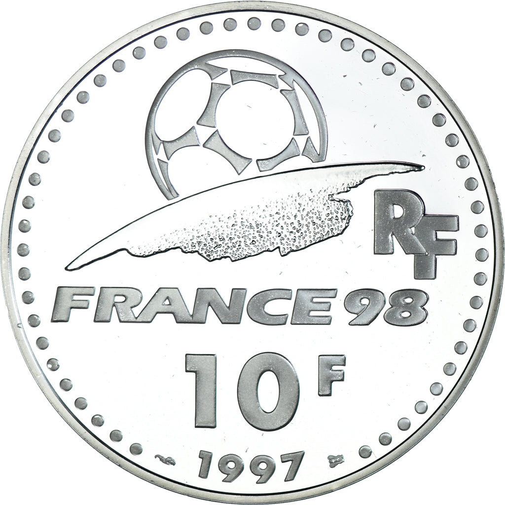 Coin, France, Coupe du Monde 1998, 10 Francs, 1998, Paris, BE, MS(65-70)