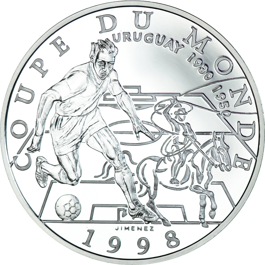 Moeda, França, Coupe du Monde 1998, 10 Francs, 1998, Paris, BE, MS(65-70)