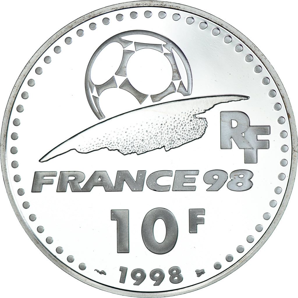 Münze, Frankreich, Coupe du Monde 1998, 10 Francs, 1998, Paris, BE, STGL