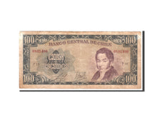 Chile, 100 Escudos, Undated, Undated, KM:141a, VG(8-10)